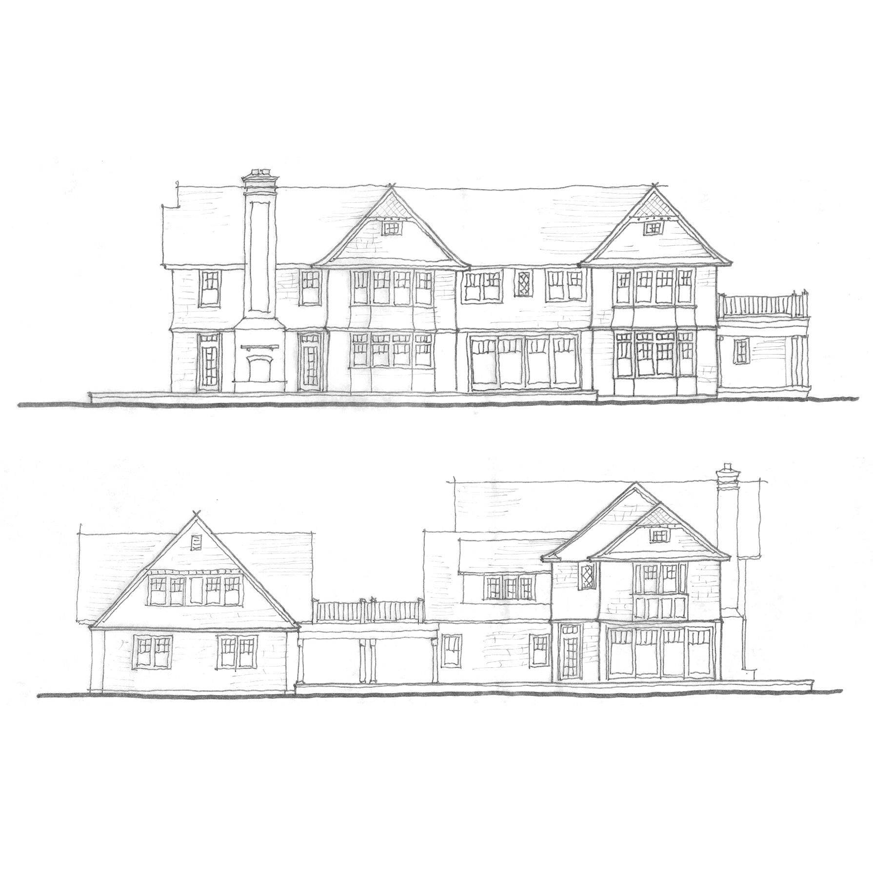 Architecture blueprints and drawings by Bruce Siska Architect