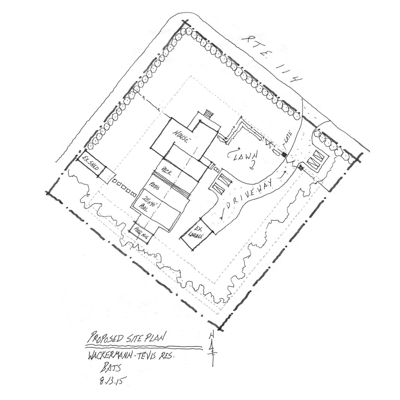 Architecture blueprints and drawings by Bruce Siska Architect